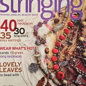 Stringing Magazine Fall 2007 100 Ideas For Making Fabulous Fall Jewelry